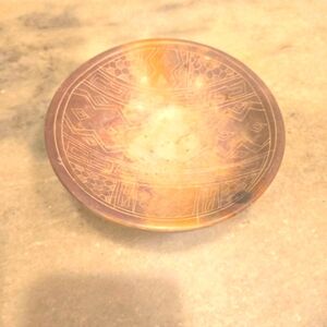 Carved Soapstone Bowl Or Jewelry Holder Kenyan